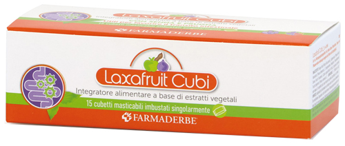LAXAFRUIT 15 CUBETTI MASTICABILI 150 G - Metafarm