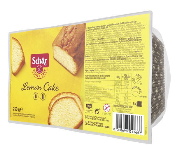 SCHAR LEMON CAKE 250 G - Metafarm