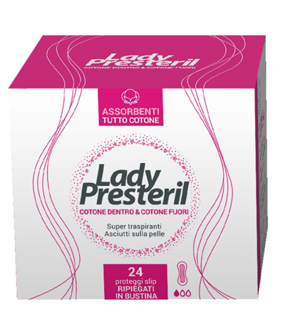 LADY PRESTERIL COTTON POWER PROTEGGI SLIP POCKET ANATOMICI RIPIEGATI PROMO 24 PEZZI - Metafarm