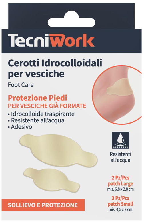 CEROTTI IDROCOLLOIDALI PER VESCICHE 5 PEZZI - Metafarm
