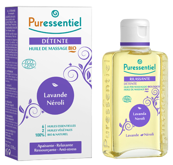 PURESSENTIEL OLIO MASSAGGIO BIO RILASSANTE - Metafarm