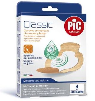 CEROTTO PIC CLASSIC ARTICOLAZIONI ANTIBATTERICO 4 PEZZI - Metafarm