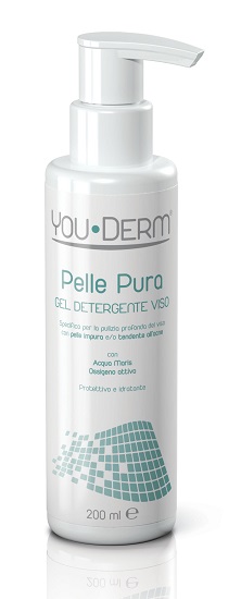 YOUDERM PELLE PURA GEL DETERGENTE VISO 200 ML - Metafarm
