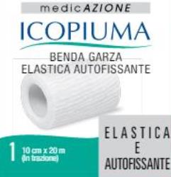 ICOPIUMA BENDA GARZA ELASTICA AUTOFISSANTE CM 10X20 MT - Metafarm