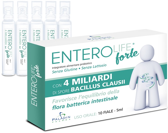 ENTEROLIFE FORTE 4 MILIARDI 10 FIALE DA 5 ML - Metafarm