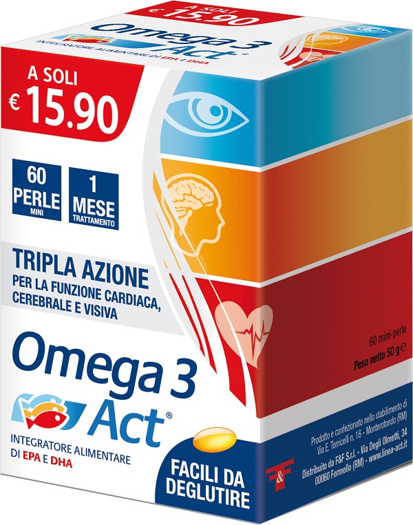 OMEGA 3 ACT 540MG 60 PERLE MINI - Metafarm