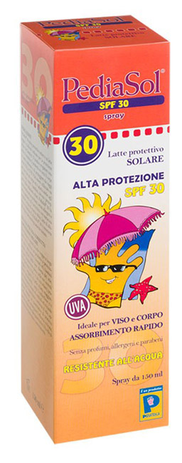 PEDIASOL SPF 30 LATTE SOLARE SPRAY 150 ML - Metafarm