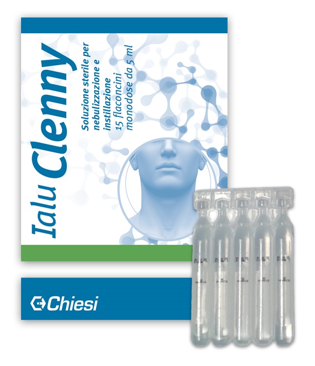 IALU CLENNY 15 FLACONCINI 5 ML SOLUZIONE STERILE PER NEBULIZZAZIONE E INSTILLAZIONE CON ACIDO IALURONICO - Metafarm