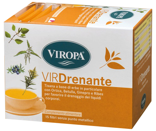 VIROPA DRENANTE TISANA 15 BUSTINE - Metafarm