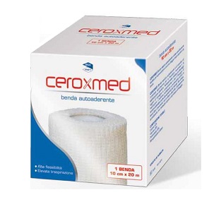 BENDA ELASTICA AUTOADERENTE CEROXMED 2000 X 10 CM 1 PEZZO - Metafarm