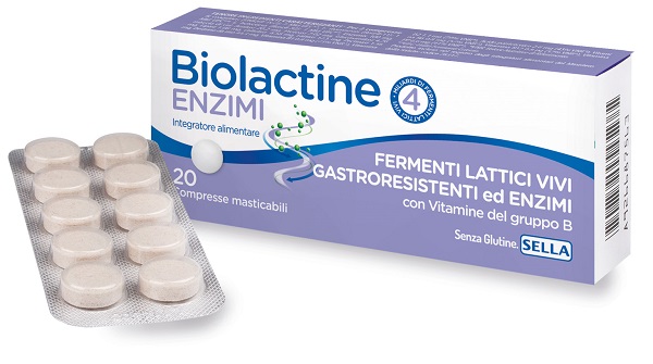 BIOLACTINE ENZIMI 20 COMPRESSE NUOVA FORMULA - Metafarm