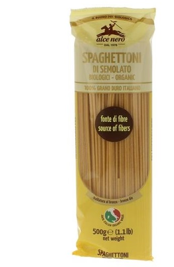 SPAGHETTONI DI SEMOLA SENATORE CAPPELLI BIO 500 G - Metafarm