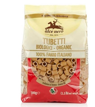 TUBETTI 100% SFARINATO DI FARRO BIO 500 G - Metafarm