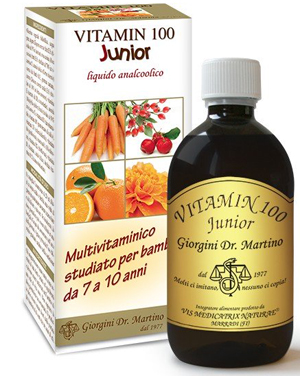 VITAMIN 100 JUNIOR LIQUIDO ANALCOLICO 500 ML - Metafarm