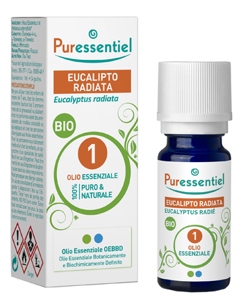PURESSENTIEL EUCALIPTO RADIATA OLIO ESSENZIALE BIO 10 ML - Metafarm