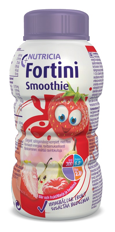 FORTINI SMOOTHIE MULTI FIBRE GUSTO FRUTTI ROSSI 200 ML - Metafarm