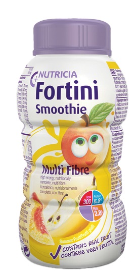 FORTINI SMOOTHIE MULTI FIBRE GUSTO FRUTTI GIALLI 200 ML - Metafarm