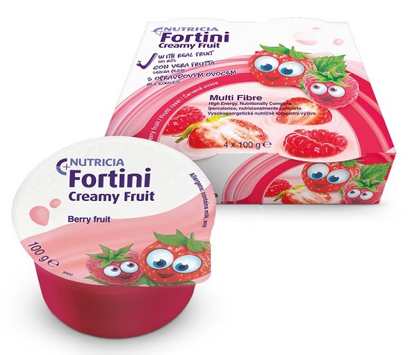 FORTINI CREAMY FRUIT MULTI FIBRE FRUTTI ROSSI 4X100 G - Metafarm
