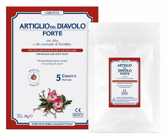 ARTIGLIO DEL DIAVOLO FORTE CEROTTO 5 PEZZI - Metafarm