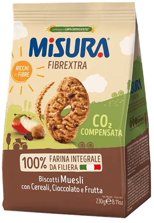 MISURA FROLLINI FIBRE EXTRA MUESLI 230 G - Metafarm
