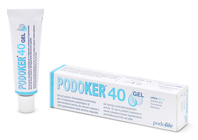 PODOKER 40 GEL AZIONE CHERATOLITICA TUBO DA 30 ML CON APPLICATORE - Metafarm