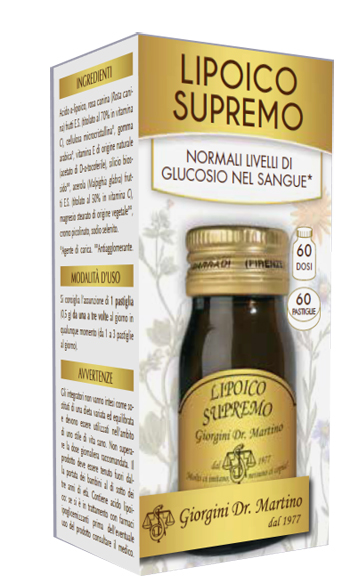 LIPOICO SUPREMO 60 PASTIGLIE - Metafarm
