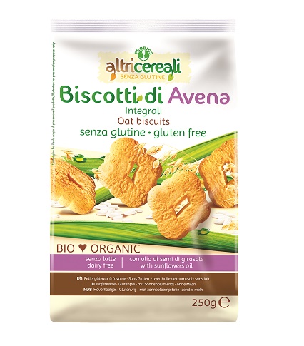 ALTRICEREALI BISCOTTI ALL'AVENA INTEGRALI 250 G - Metafarm