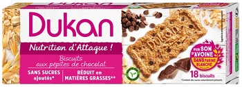 DUKAN EXPERT BISCOTTO CRUSCA GOCCE DI CIOCCOLATO 225 G - Metafarm