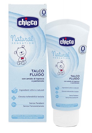CHICCO TALCO FLUIDO NATURAL SENSATION 100 ML - Metafarm