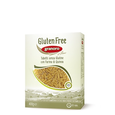 GLUTEN FREE GRANORO TUBETTI 400 G - Metafarm