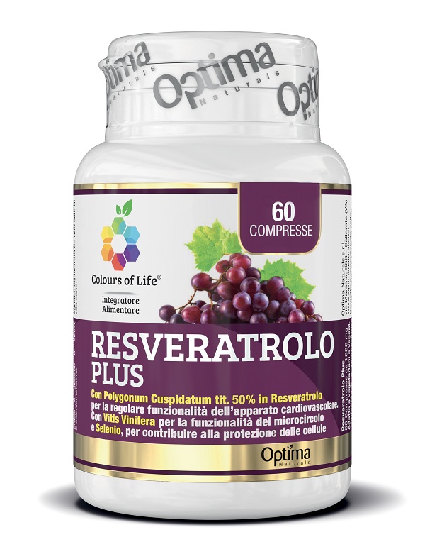 COLOURS OF LIFE RESVERATROLO PLUS 60 COMPRESSE 1000 MG - Metafarm
