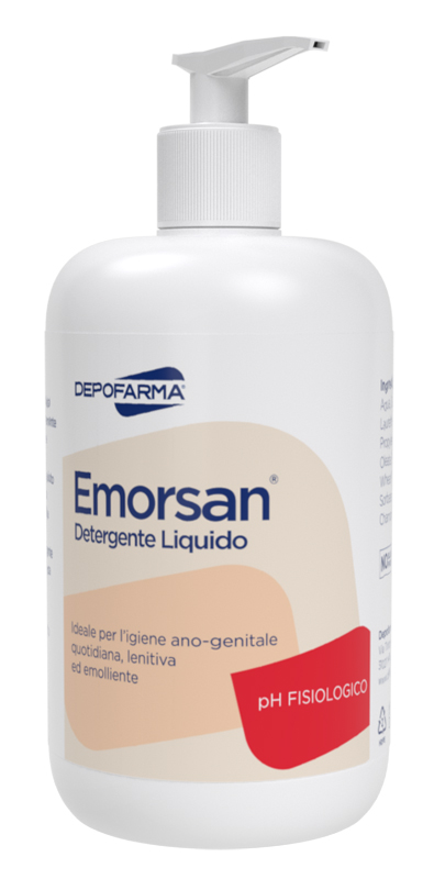 EMORSAN DETERGENTE LIQUIDO IGIENE ANO-GENITALE PH FISIOLOGICO 500 ML - Metafarm