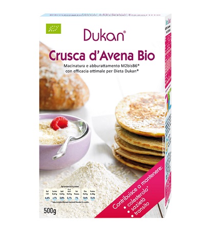 DUKAN CRUSCA AVENA BIO 500 G - Metafarm