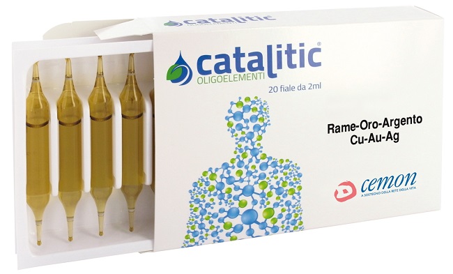 CATALITIC OLIGOELEMENTI RAME ORO ARGENTO CU-AU-AG 20 AMPOLLE - Metafarm