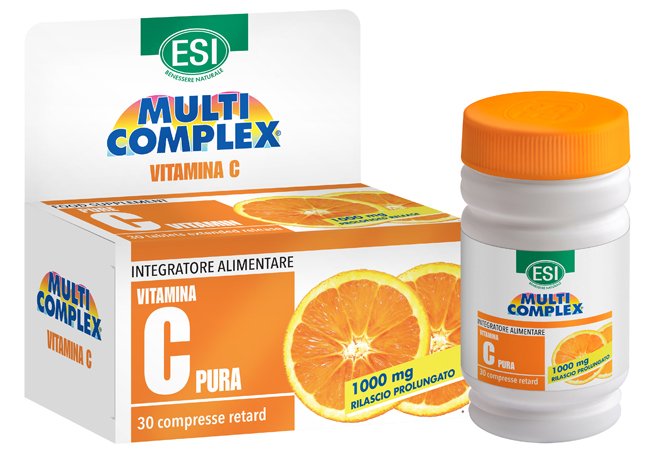 ESI MULTICOMPLEX VITAMINA C PURA 1000 MG RETARD 30 COMPRESSE - Metafarm