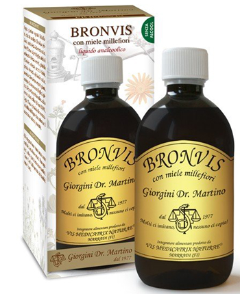 BRONVIS CON MIELE MILLEFIORI 500 ML - Metafarm
