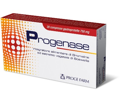 PROGENASE 20 COMPRESSE GASTROPROTETTE - Metafarm