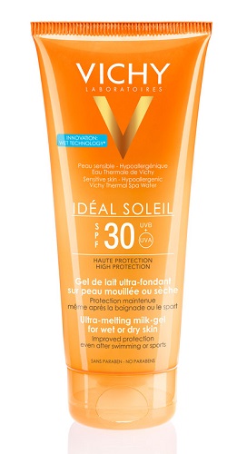 IDEAL SOLEIL GEL WET CORPO SPF30 200 ML - Metafarm