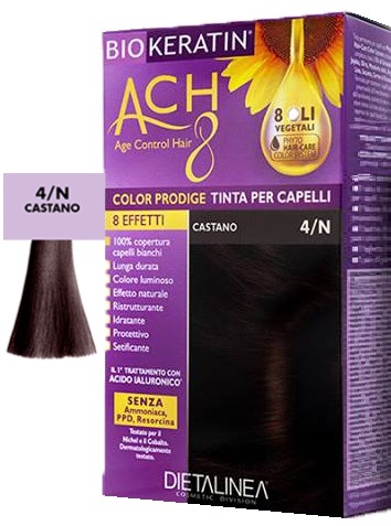 BIOKERATIN ACH8 COLOR PRODIGE 4/N CASTANO - Metafarm