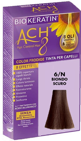 BIOKERATIN ACH8 COLOR PRODIGE 6/N BIONDO SCURO - Metafarm