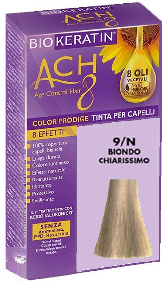 BIOKERATIN ACH8 COLOR PRODIGE 9/N BIONDO CHIARISSIMO - Metafarm