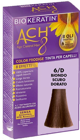 BIOKERATIN ACH8 COLOR PRODIGE 6/D BIONDO SCURO DORATO - Metafarm