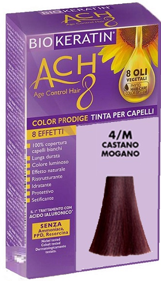 BIOKERATIN ACH8 COLOR PRODIGE 4/M CASTANO MOGANO - Metafarm