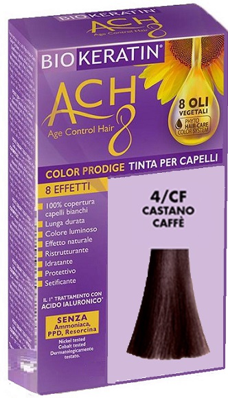 BIOKERATIN ACH8 COLOR PRODIGE 4/CF CASTANO CAFFE' - Metafarm