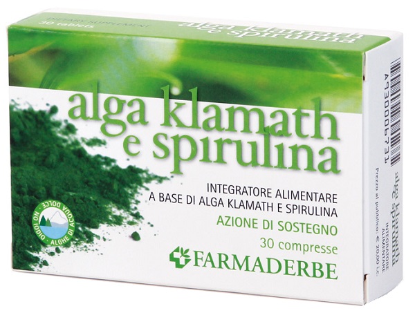 ALGA KLAMATH E SPIRULINA 30 COMPRESSE - Metafarm