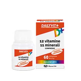 MASSIGEN DAILYVIT 12 VITAMINE 11 MINERALI 60 COMPRESSE RIVESTITE - Metafarm