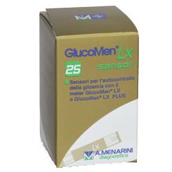 STRISCE MISURAZIONE GLICEMIA GLUCOMEN LX PLUS 25 PEZZI - Metafarm