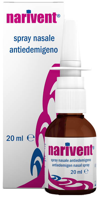 SPRAY NASALE ANTIEDEMIGENO NARIVENT FLACONE 20 ML - Metafarm