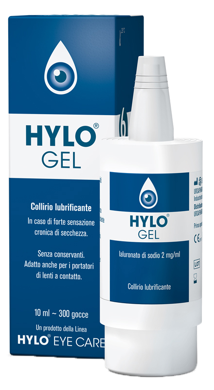 HYLO-GEL COLLIRIO LUBRIFICANTE ACIDO IALURONICO 0,2% 10 ML - Metafarm