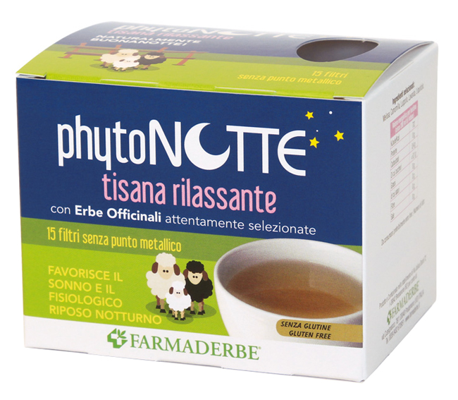 PHYTO NOTTE TISANA RILASSANTE 15 FILTRI DA 18 G - Metafarm